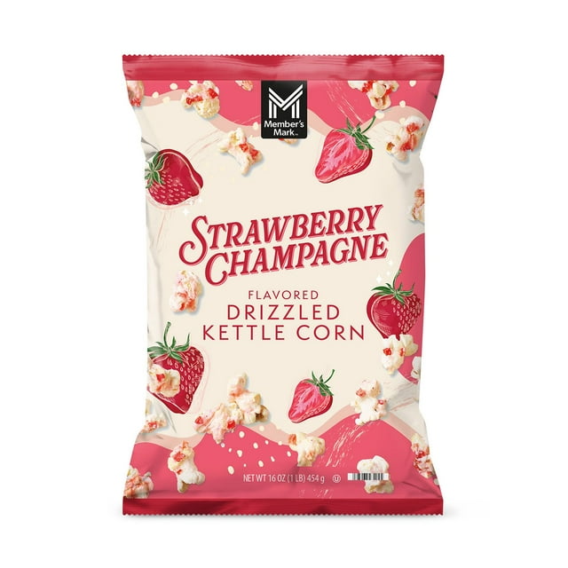 Member's Mark Strawberry Champagne Kettle Corn, 16 oz.