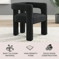 thumbnail image 2 of Mila Boucle Fabric Dining Chair, Assorted Colors, 2 of 10