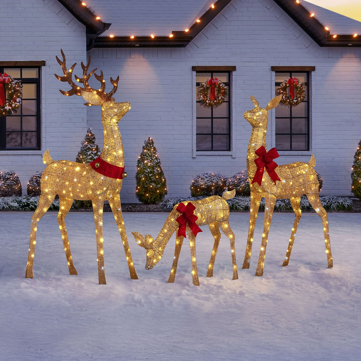 buck with fishing pole christmas ornaments Deer Metal Garden Silhouette a rugged and meaningful keepsake for hunters and nature enthusiasts Hooked on Santa Ornament -
