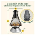 thumbnail image 2 of Cuisinart Chimenea Propane Fire Pit Bundle, 2 of 9