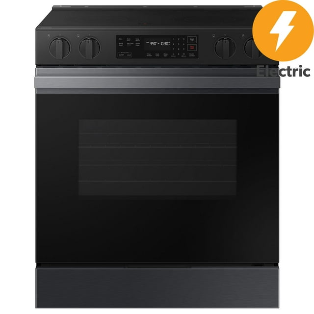 Samsung Bespoke 6.3 cu. ft. Slide-In Electric Range w/ Safety Knobs