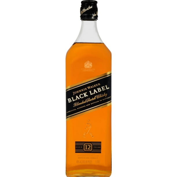 Johnnie Walker Black Label Blended Scotch Whisky 1L - Samsclub.com