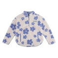 thumbnail image 4 of Hurley Girls Sherpa Printed Quarter-Zip Jacket, 4 of 7