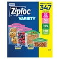 thumbnail image 1 of Ziploc Easy Open Bags Variety Pack with New Stay Open Design, 347 ct., 1 of 7