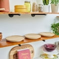 thumbnail image 3 of iDesign Set of 3 Natural Paulownia Wood Lazy Susan Turntables, 10.5" x 1.2" x 10.5”, 3 of 9