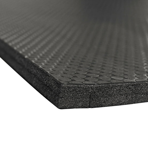 G-Floor Cushioned Utility Floor Mat, Small Coin Texture, 3' x 8