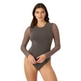 thumbnail image 1 of Edited by Hunter McGrady Women's Long Sleeve Bodysuit, 1 of 11