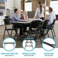 thumbnail image 4 of Lifetime 6' Commercial Grade Stacking Folding Table, Assorted Colors, 4 of 12