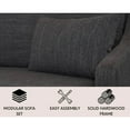 thumbnail image 2 of Claire 5-Piece Stain-Resistant Fabric Modular Sectional, Assorted Colors, 2 of 8