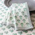 thumbnail image 8 of Over&Back 100% Linen Hand Blocked Napkins, Set of 4, 8 of 9