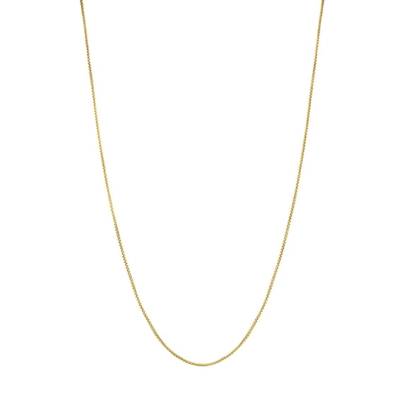 Round Box Chain in 14K Gold