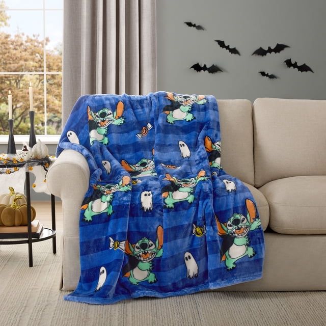 Licensed Characters Adult Halloween Silk Touch Throw Blankets, 60" x 70"