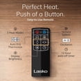 thumbnail image 4 of Lasko 30" DUO Comfort Ceramic DC Space Heater and Fan Console with Remote, 4 of 14