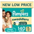 thumbnail image 1 of Pampers Swaddlers Ultra Diapers, Sizes Newborn-8, 1 of 15