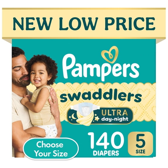 Pampers Swaddlers Ultra Diapers, Sizes Newborn-8