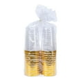 thumbnail image 6 of Tableluxe Premium Disposable Gold Rimmed Clear Plastic Tumbler, 16 fl. oz., 48 ct., 6 of 7