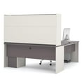thumbnail image 3 of Bestar Connexion OfficePro 93000 L-Shaped Desk with Hutch, 3 of 3