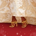 thumbnail image 4 of Barbie Signature 2025 Holiday Barbie Collectible Fashion Doll, 4 of 6