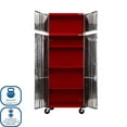 thumbnail image 4 of Seville Classics UltraHD 8-Piece Steel Garage Cabinet Storage Set With Height Adjustable Workbench, 12 Feet Wide Assorted Colors, 4 of 16