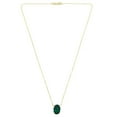 thumbnail image 2 of Lab Created Gemstone Necklace in 14K Yellow Gold, 2 of 8