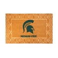 thumbnail image 1 of Logo Brands Michigan State Spartans Coir Outdoor Mat, 1 of 3