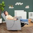 thumbnail image 5 of Evolur Harlow Deluxe Glider with Back Massager (Choose Your Color), 5 of 19