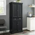 thumbnail image 5 of Crosley Furniture Seaside Coastal Pantry Storage Cabinet with Shelves, 5 of 22
