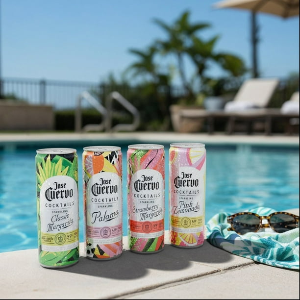 Jose Cuervo Sparkling Cocktail Variety Pack, 12 fl. oz. can, 8 pk