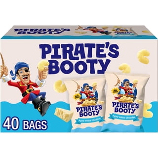 Pirate's Booty Aged White Cheddar 0.5 oz., 40 pk.