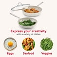 thumbnail image 8 of KitchenAid 3-Piece Hard-Anodized Ceramic Induction Skillet Set, 8 of 12