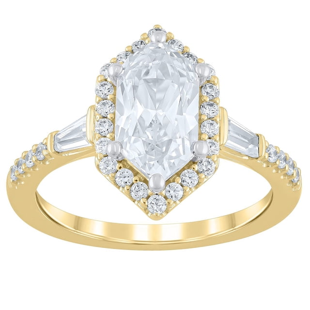 1.96 CT. T.W. Dutch Marquise Cut Lab Created Diamond Ring in 18K Gold