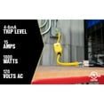 thumbnail image 3 of Yellow Jacket 2 ft. 12/3 SJTW In-Line GFCI Heavy-Duty Cord with Power Light Plug, 3 of 4