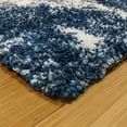 thumbnail image 3 of Lenox Shag Rug in Garda Blue, Assorted Sizes, 3 of 6