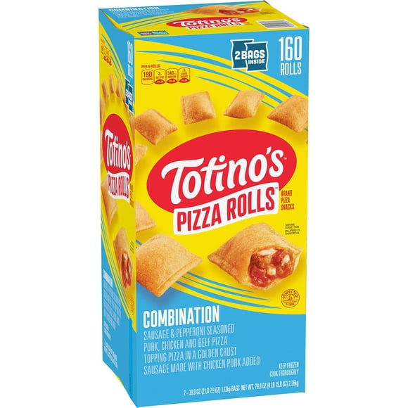 Totino's Combination Pizza Rolls, Frozen, 160 ct.
