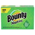 thumbnail image 1 of Bounty 1-Ply Paper Napkins, White, 12.1" x 12"  600 ct., 1 of 6