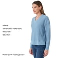 thumbnail image 4 of Seven7 Women's Waffle V-Neck Top, 4 of 11