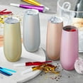 thumbnail interactive-video image 1 of Member's Mark 14oz. Stainless Steel Insulated Flute Tumblers with Lids, 4 Pack, Choose Color, 1 of 5