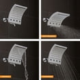thumbnail image 3 of Oxygenics Curve 3-Setting Rain Shower Head, Various Finishes, 3 of 10