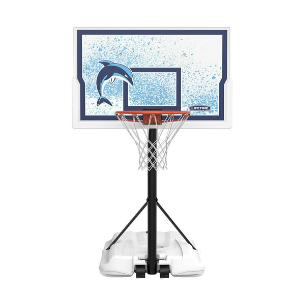 Lifetime Poolside Impact Portable Basketball System, 44"