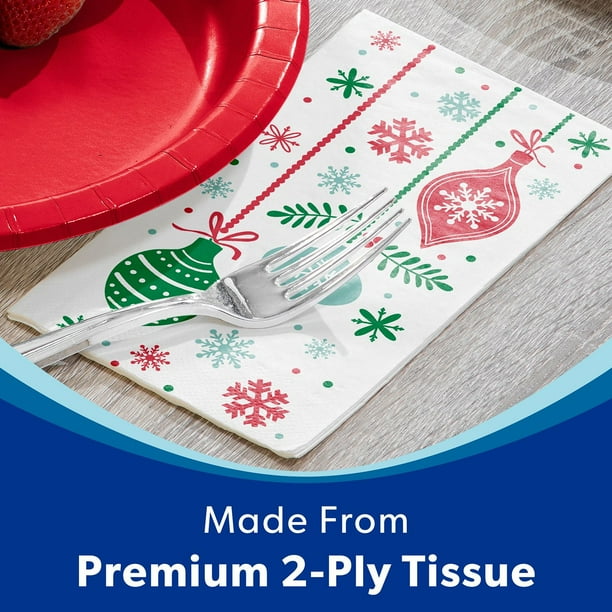 Artstyle Joyous Winter Dinner Paper Napkins, 8