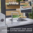 thumbnail image 7 of Backyard Discovery Luxury Galvanized Steel Covered Outdoor Kitchen w/ Grill & Pizza Oven, 7 of 26