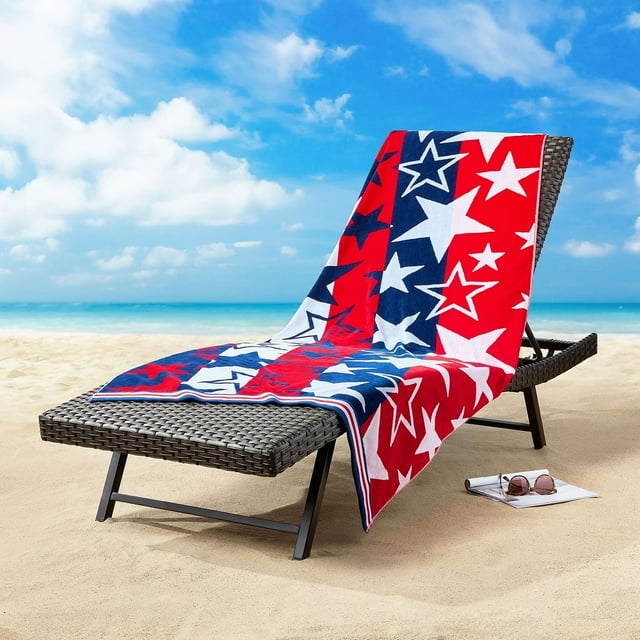 Member's Mark Oversized Beach Towel, 40" x 72", Lobster Red