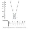 thumbnail image 3 of Lab Created Diamond Pendant in 14K Gold, 3 of 6