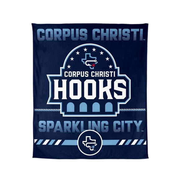 Logo Brands Corpus Christi Hooks 60"x70" Super Plush Blanket