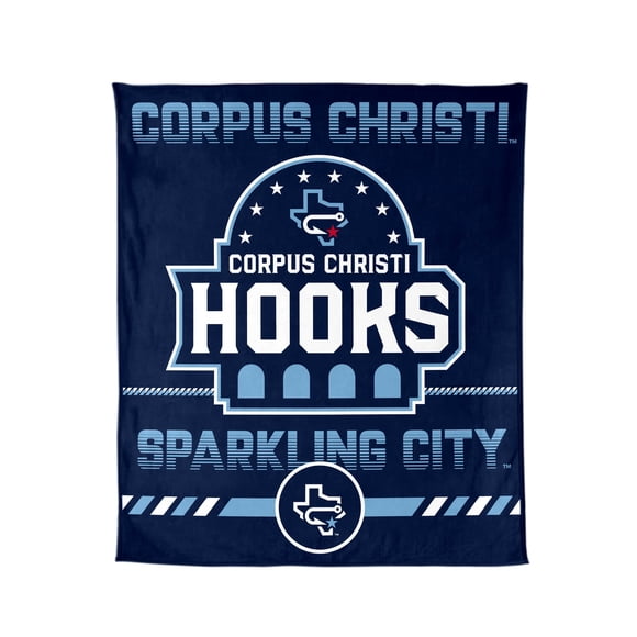 Logo Brands Corpus Christi Hooks 60"x70" Super Plush Blanket