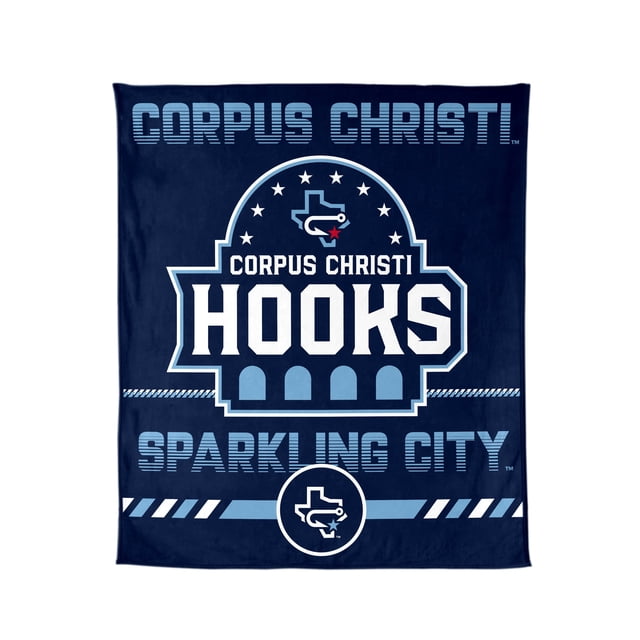 Logo Brands Corpus Christi Hooks 60"x70" Super Plush Blanket