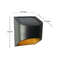 thumbnail image 7 of Deck Impressions Aluminum Solar Downcast Deck Lights, 4-Pack, 7 of 7