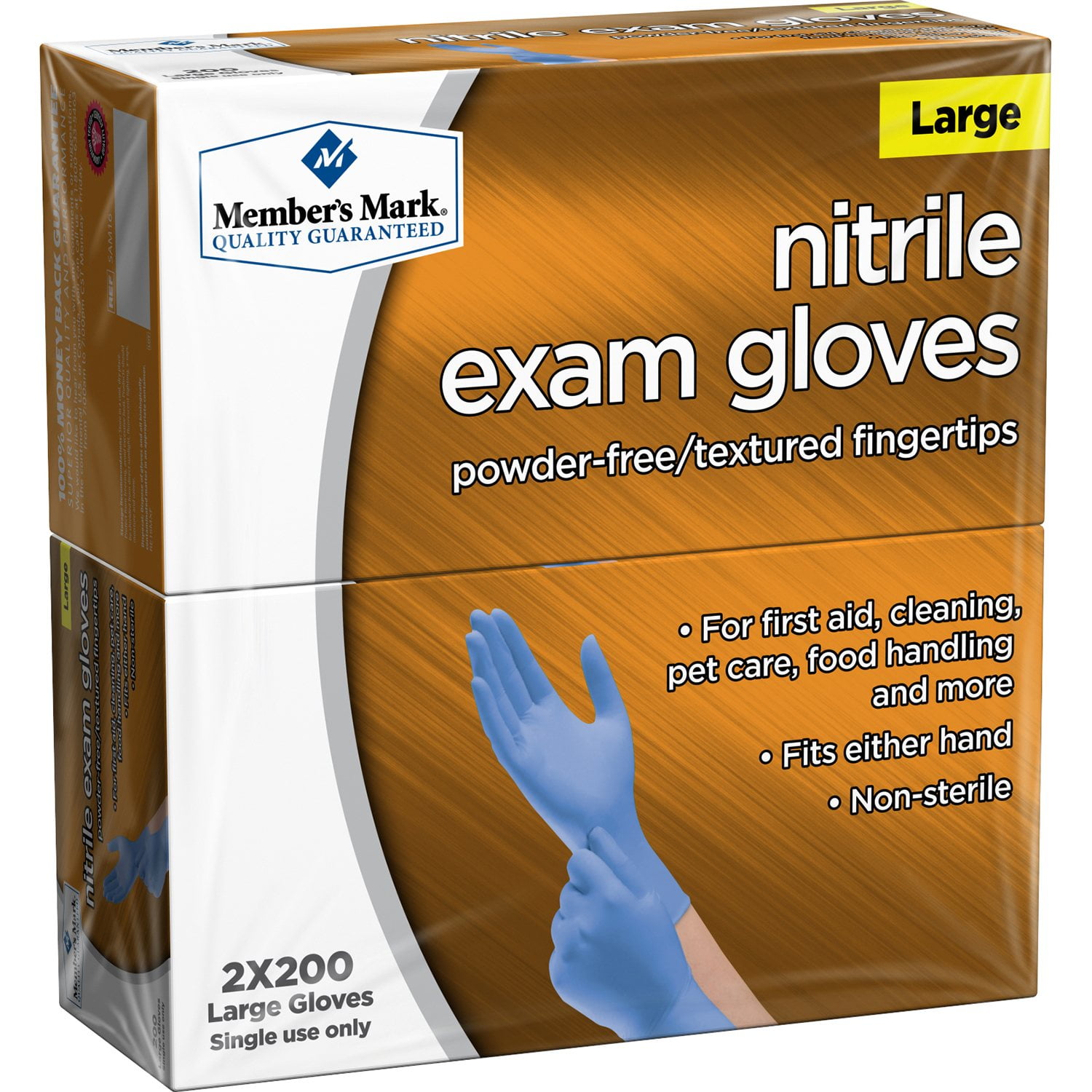 Member's Mark Nitrile Exam Gloves (Choose Your Size) (2,000ct