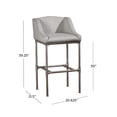 thumbnail image 3 of HH2Home Dillon Metal Counter Stool or Bar Stool, 3 of 7