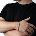 thumbnail image 6 of Polished Miami Cuban Chain Bracelet in Sterling Silver, 7mm, 6 of 8